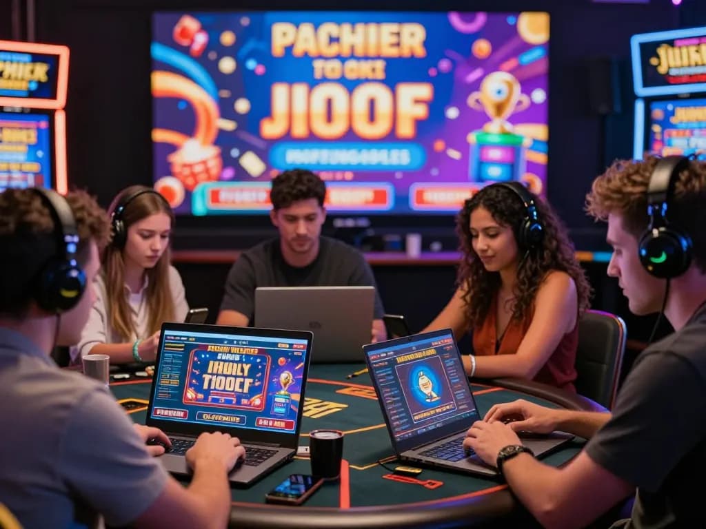 The vibrant online gambling atmosphere with players enjoying diverse games and promotions at nhà cái NK88, showcasing engaging casino themes and exciting betting experiences.