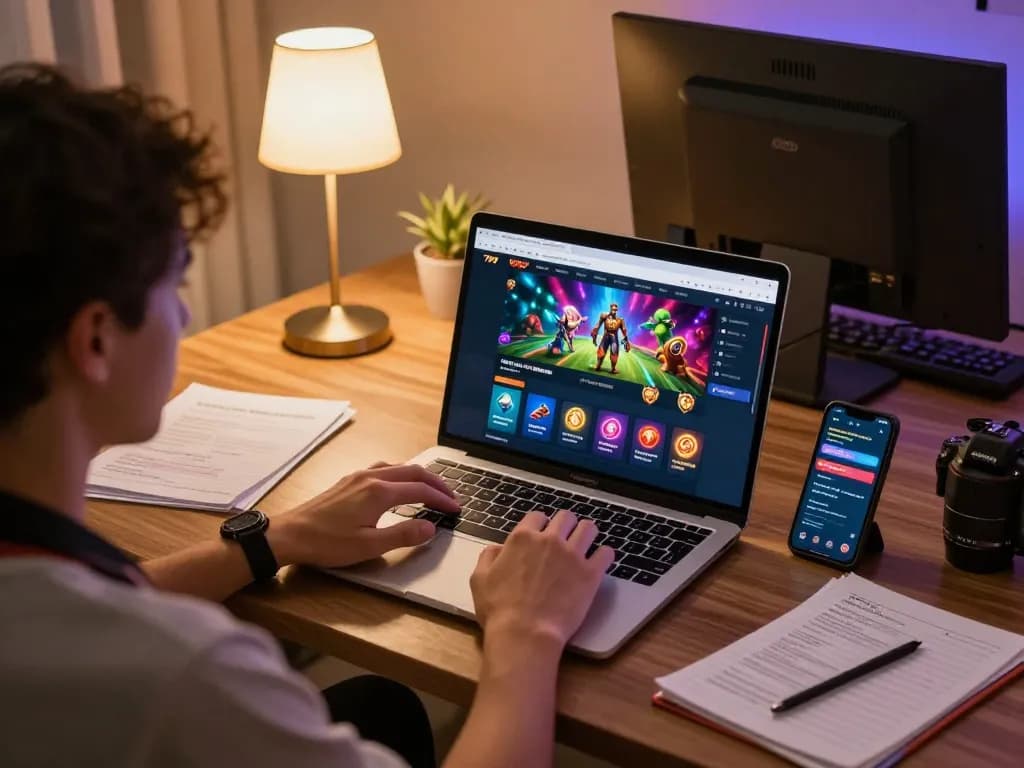 Engaged player strategizing bets at home using the 789win com online casino platform.