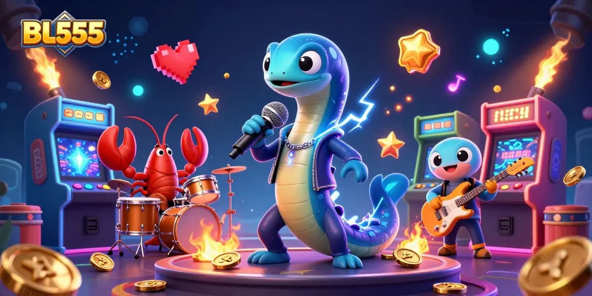 Experience winning moments at BL555 with a vibrant underwater casino scene featuring interactive gaming elements.