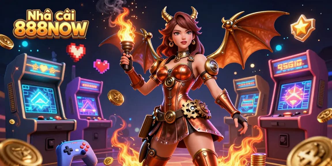 Bet on exciting games at Nhà cái 888NOW, featuring thrilling 3D action and vibrant casino elements.