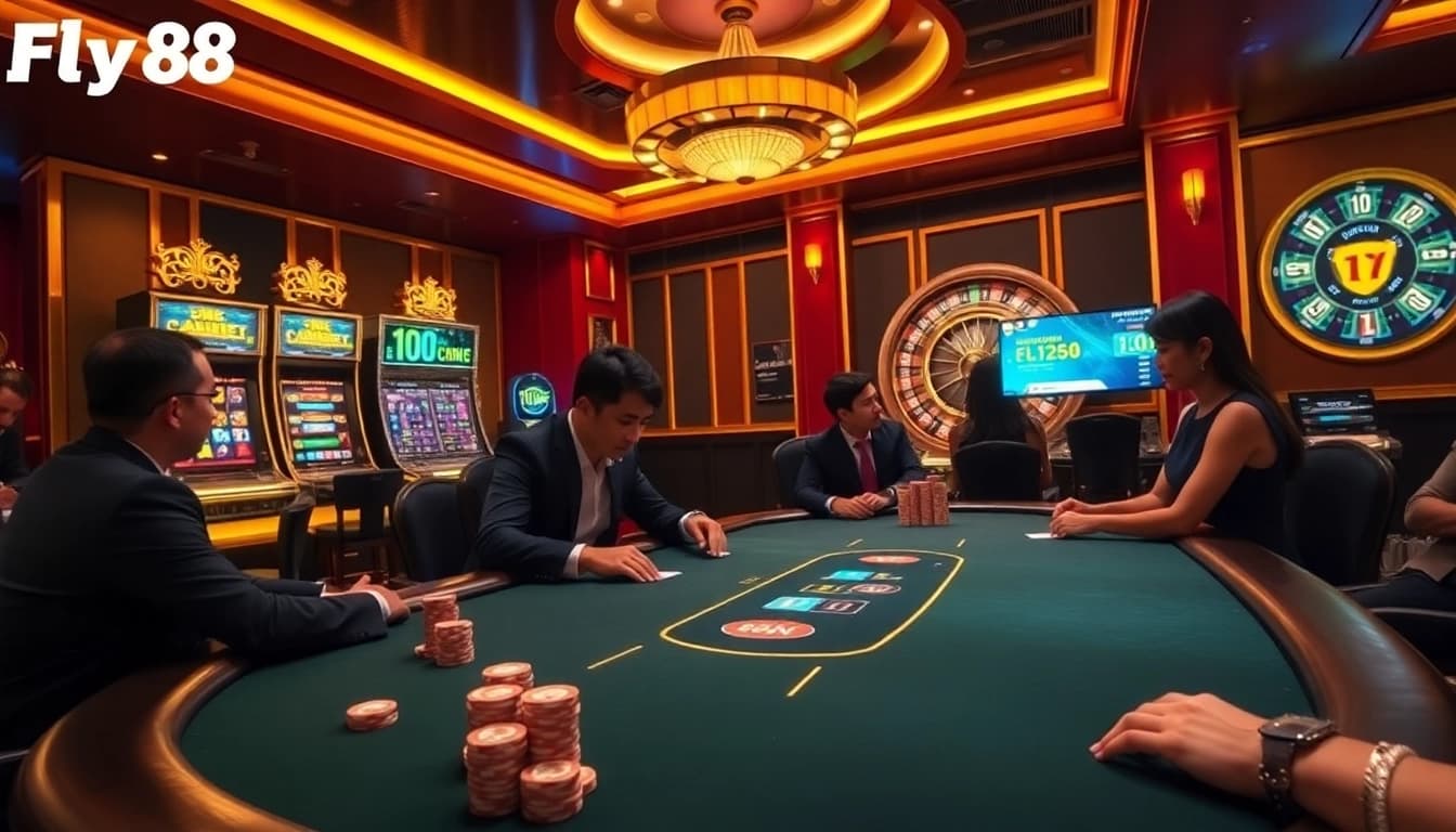 Experience thrilling gameplay at https://fly88.ae.org/ with luxurious poker action and vibrant slot machines.