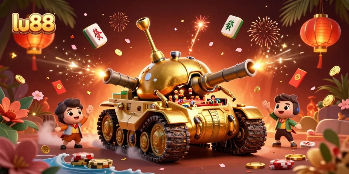 Engage with lu88's vibrant casino experience in an ultra-detailed 3D illustration showcasing excitement and strategy.