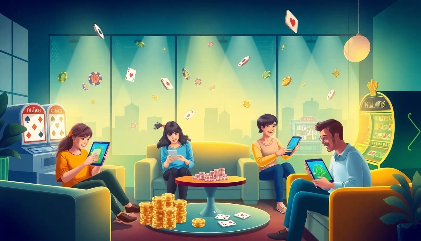 Engaging online gaming experience at Rikvip featuring diverse games like card games and slots.