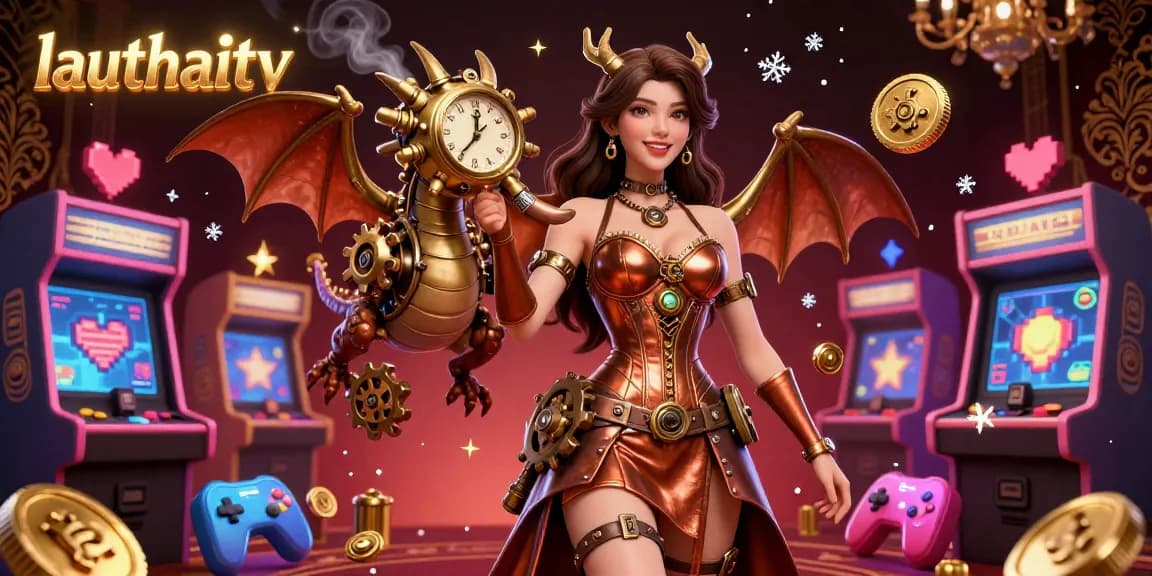 Experience the thrill of gambling on lauthaitv with vibrant game elements and immersive 3D characters.