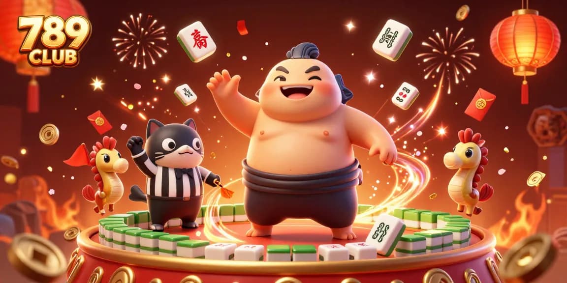Experience excitement at 789 CLUB with dynamic 3D gaming elements in a vibrant casino scene.