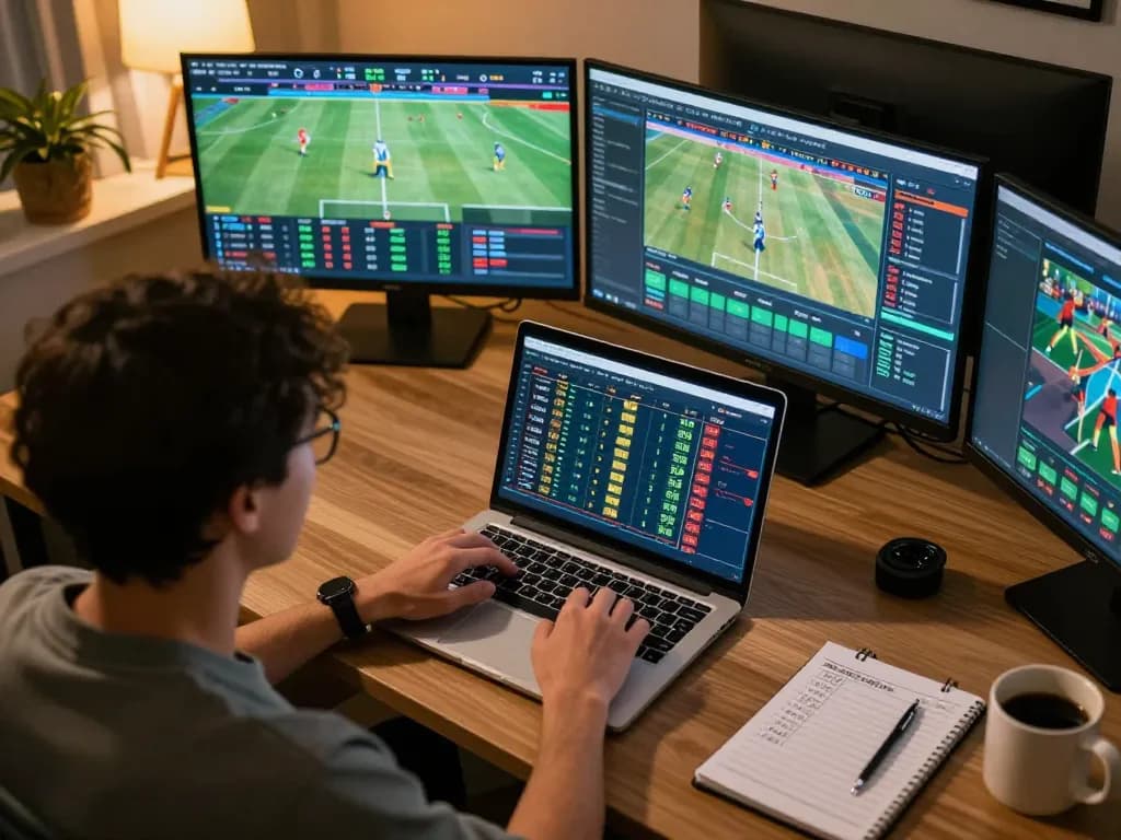 Engaging in strategic online sports betting on nk88 with multiple live event screens and analysis tools