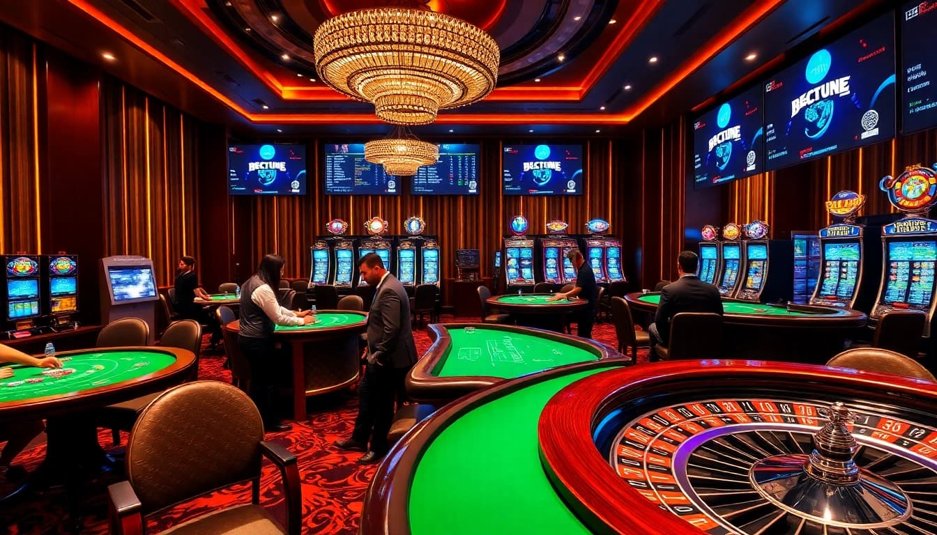 Experience the excitement of https://mm88.london/ with vibrant casino tables and engaging players.