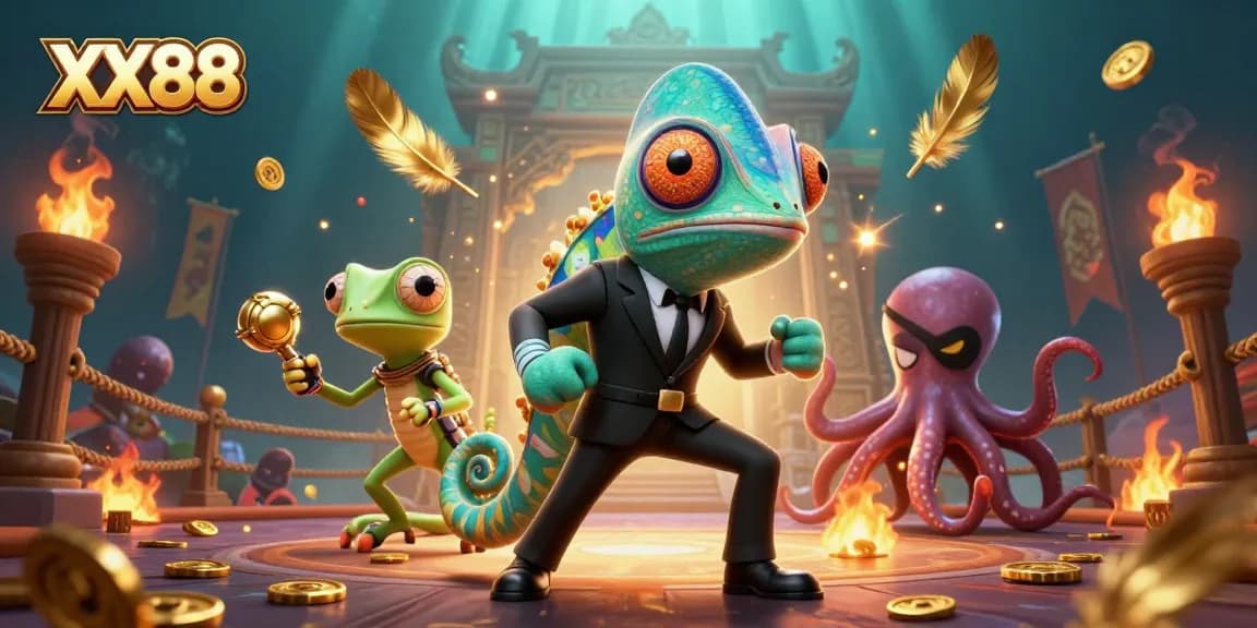Experience thrilling gameplay at XX88 with dynamic characters and exciting casino elements.