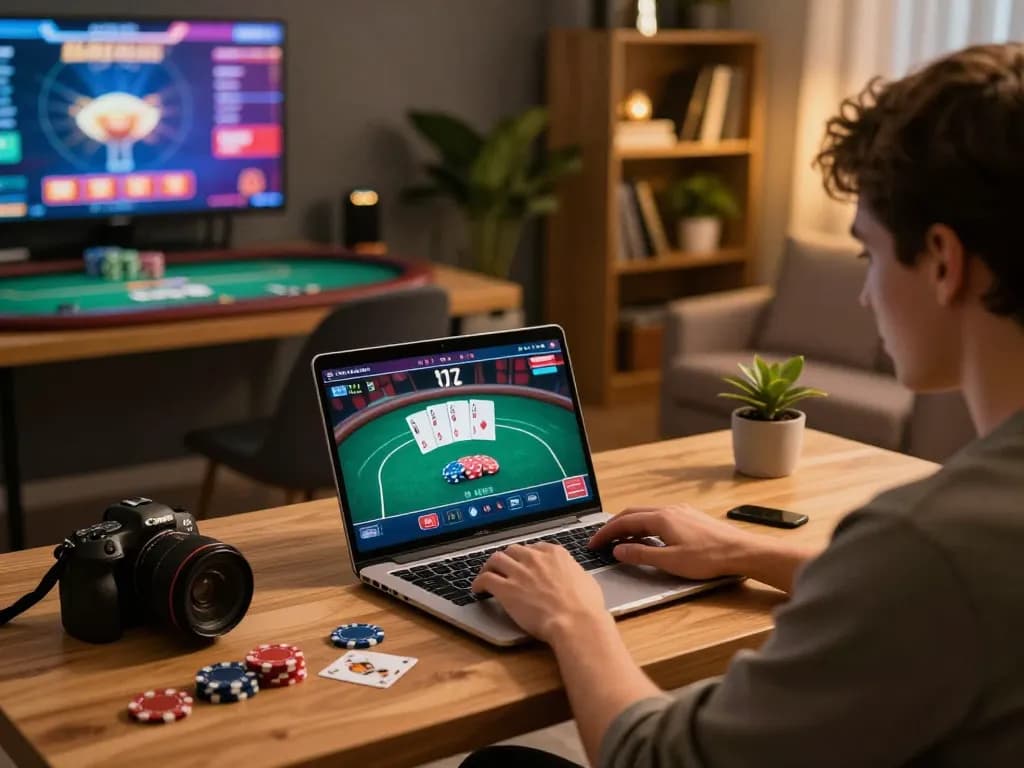 Engaging online gambling experience with sunwin gaming interface on display.