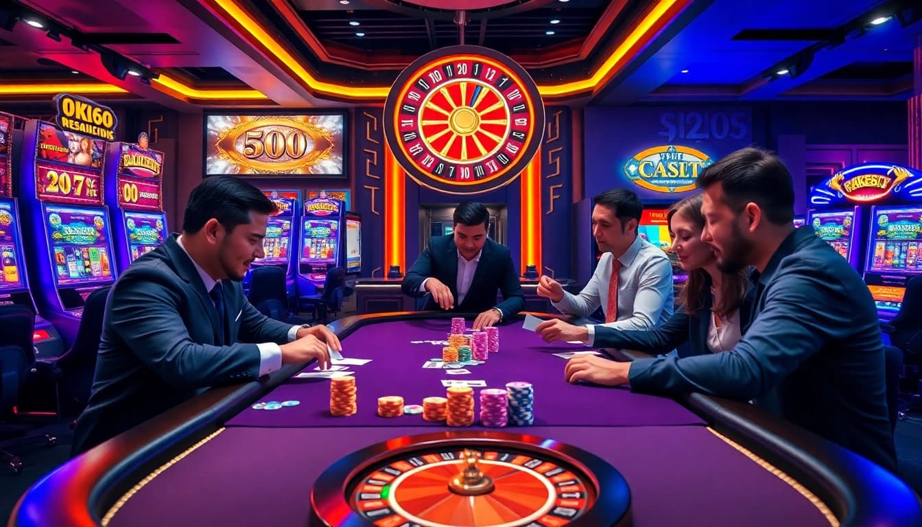 Experience thrilling gameplay at OK8386 with vibrant slots and professional poker action.