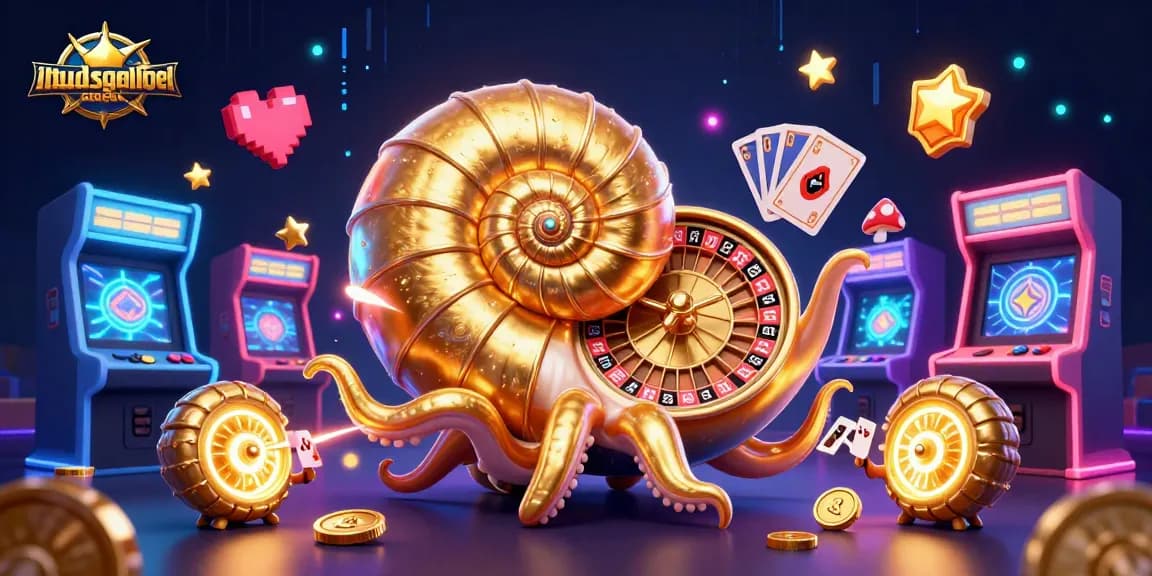 illtudsgalileechapel showcases a vibrant 3D casino scene with unique gaming elements.