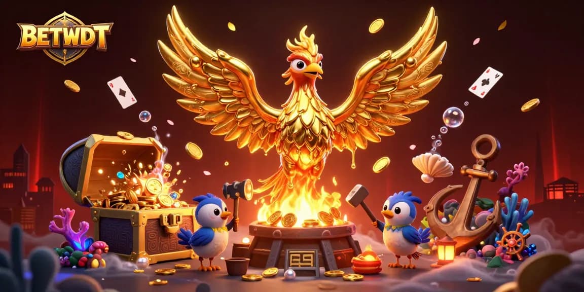 Experience thrilling gameplay and fantastic wins with BETBDT in this vibrant illustrated scene.