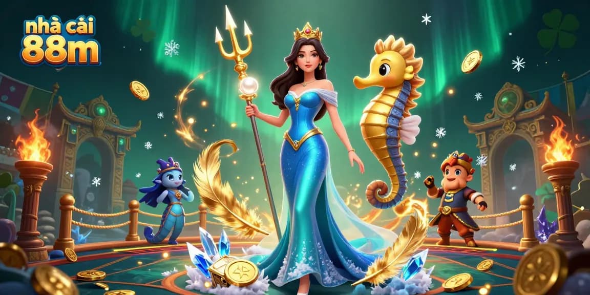 Engage with nhà cái 88m through thrilling underwater casino adventures featuring the glowing pearl and seahorse king.