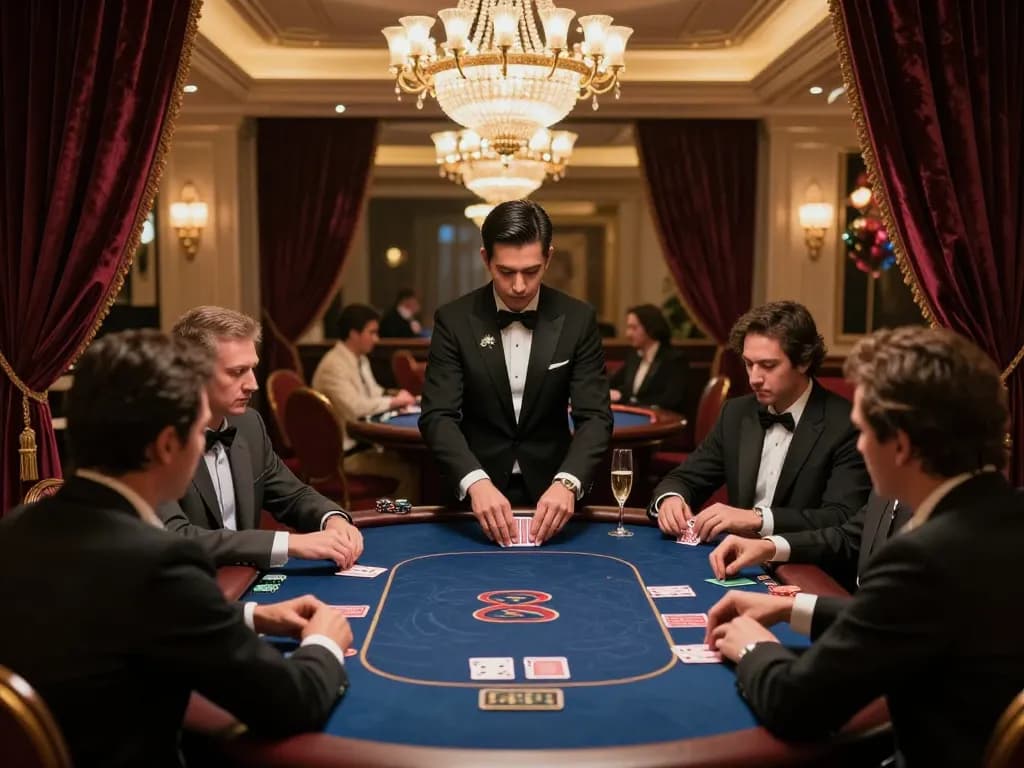 Experience thrilling poker gameplay at fabet's exclusive VIP table, with strategic players and glamorous ambiance.