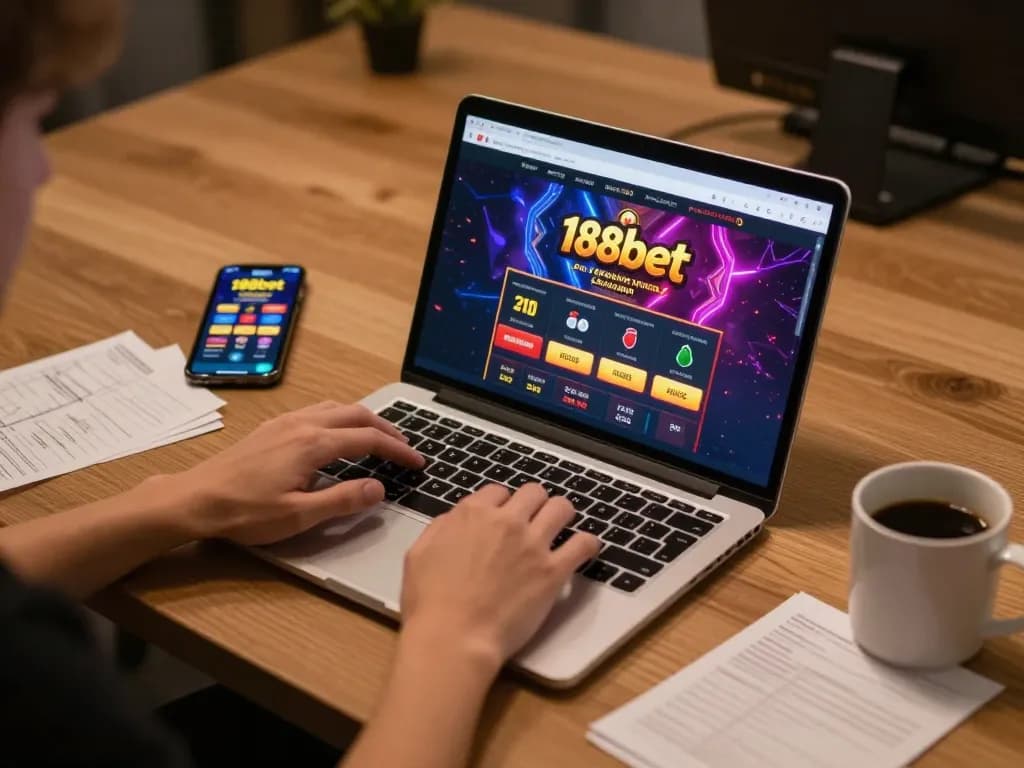 Engaging gameplay at 188bet online casino with vibrant graphics and strategy notes