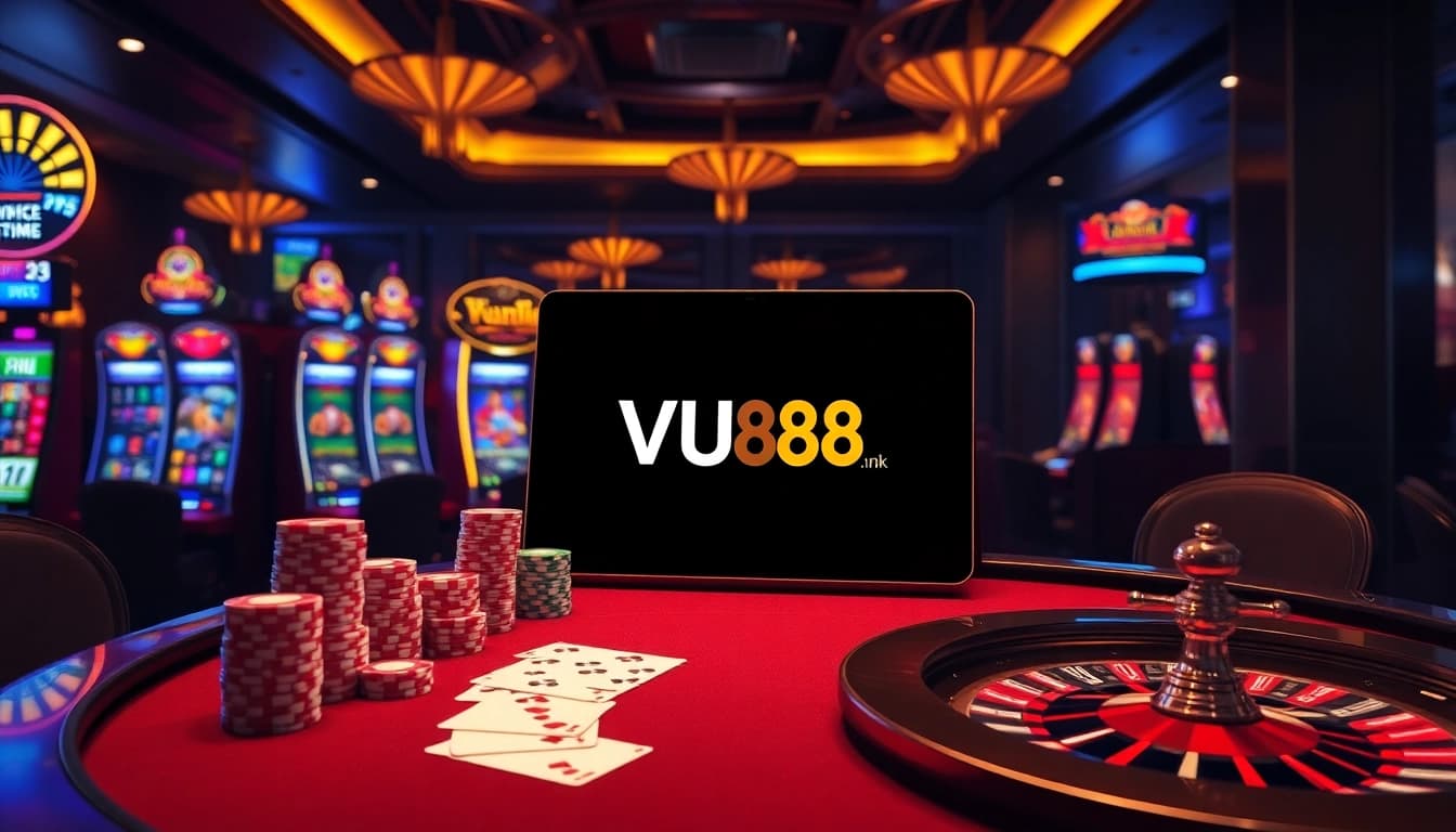 Experience electrifying wins at https://vu88.ink/ with dynamic casino games featuring poker chips and roulette.