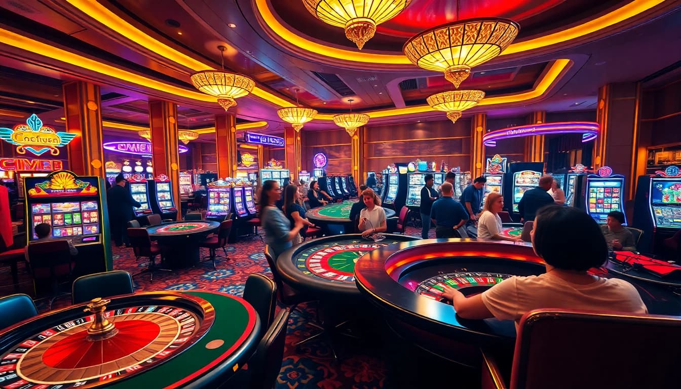 Experience thrilling gameplay at chotruyen's vibrant casino packed with excitement.