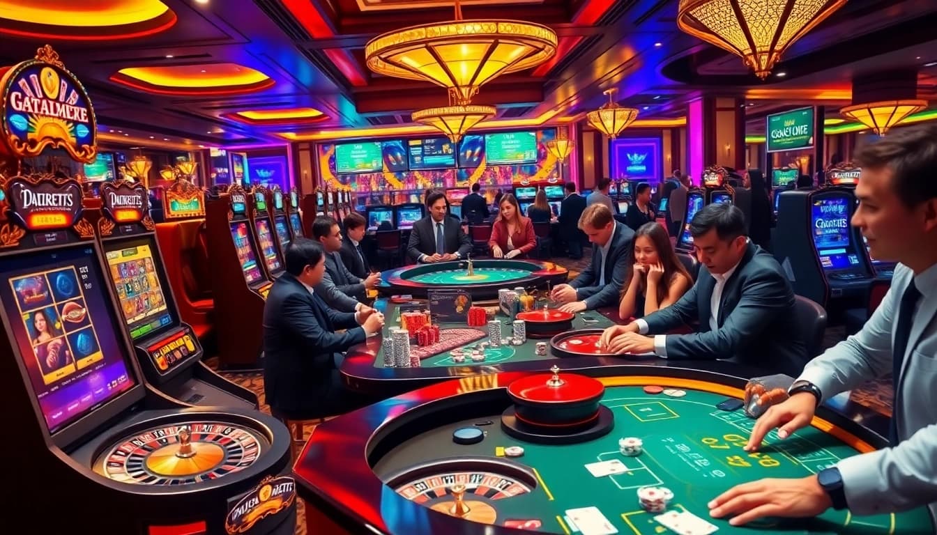Engage with thrilling online casino games at https://cm88seo.com/ with vibrant tables and excited players.