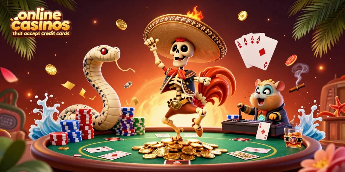 Experience fun at online casinos that accept credit cards with vibrant 3D characters and dynamic gaming elements.