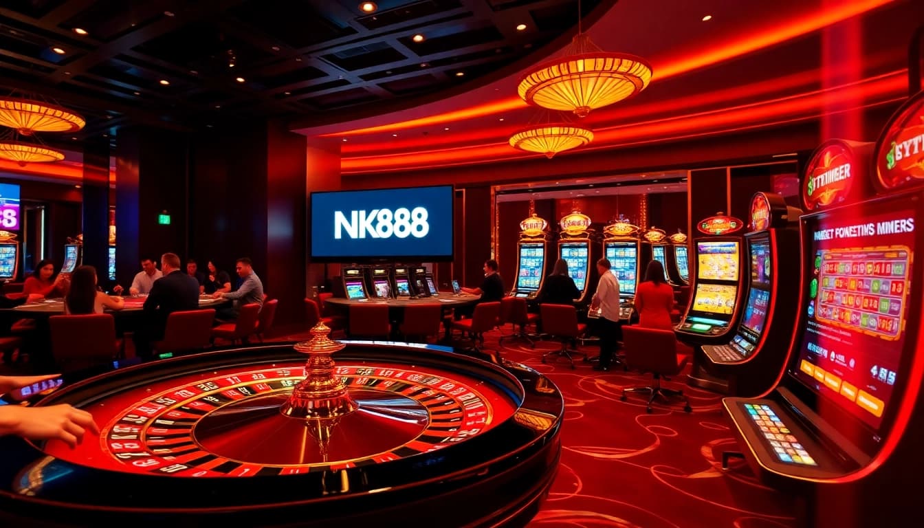 Experience the thrill of NK88 at a luxurious casino filled with exciting games.