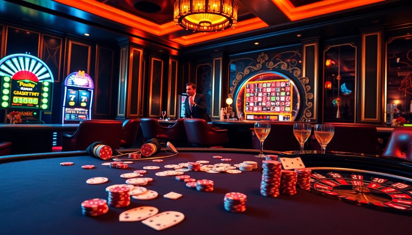 Experience the thrill of betting at GG88, where high-stakes poker meets luxury gaming ambiance.