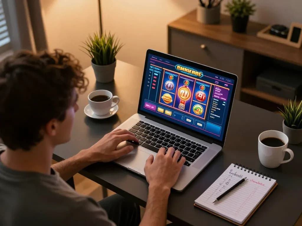 Experience winning strategies at DN88 com while enjoying online slots on a modern laptop