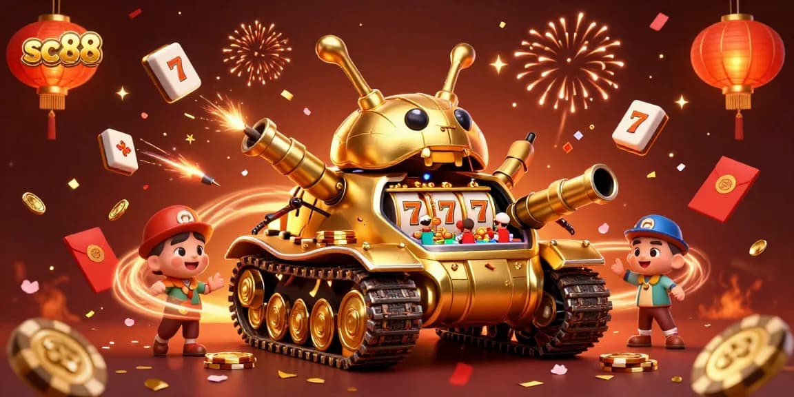 Experience sc88's vibrant casino action with thrilling slots, colorful decorations, and jackpot excitement.
