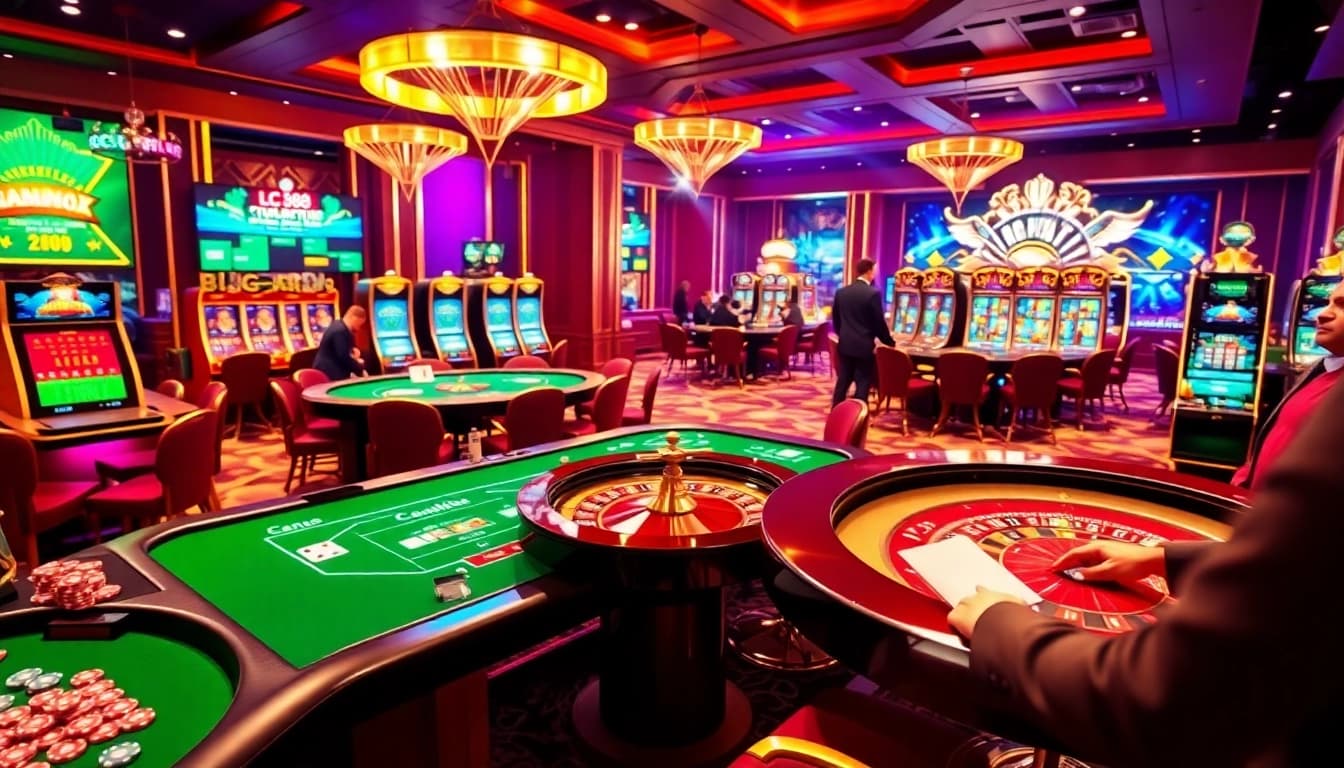 Experience the thrill of betting at LC88's exciting gaming interface.