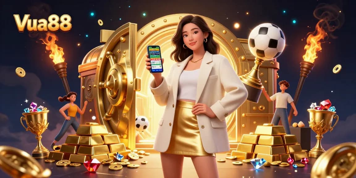 Experience thrilling sports betting with Vua88 in a vibrant and luxurious atmosphere.