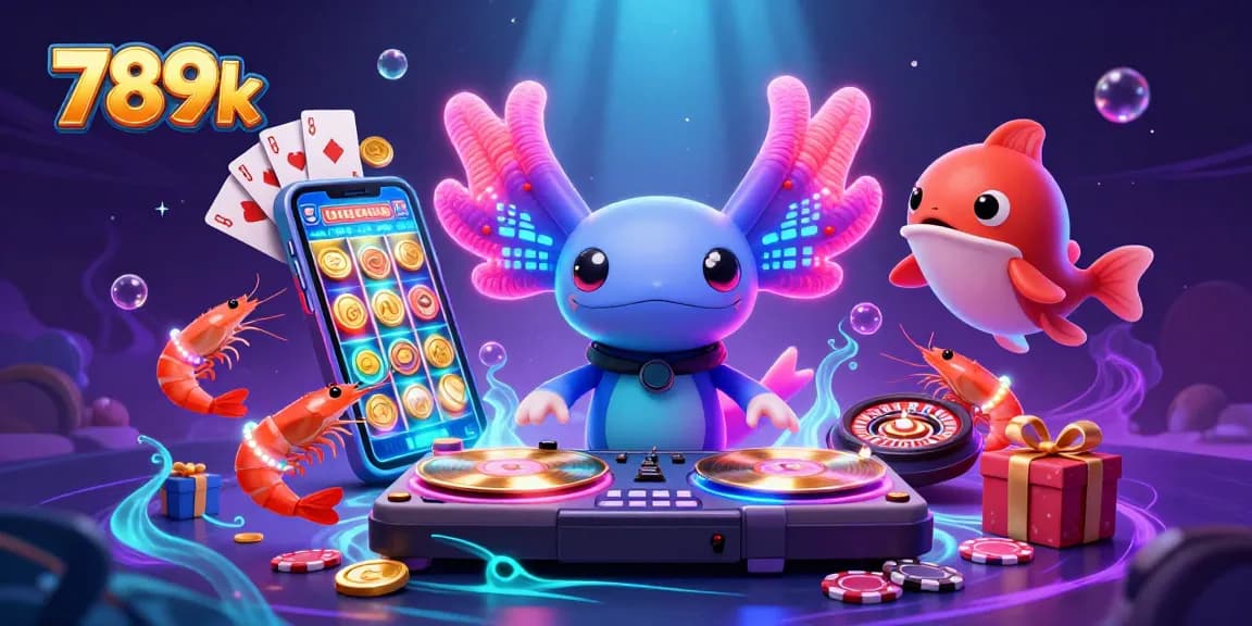 Experience thrilling gameplay with 789k's vibrant casino scene featuring dynamic characters and games.