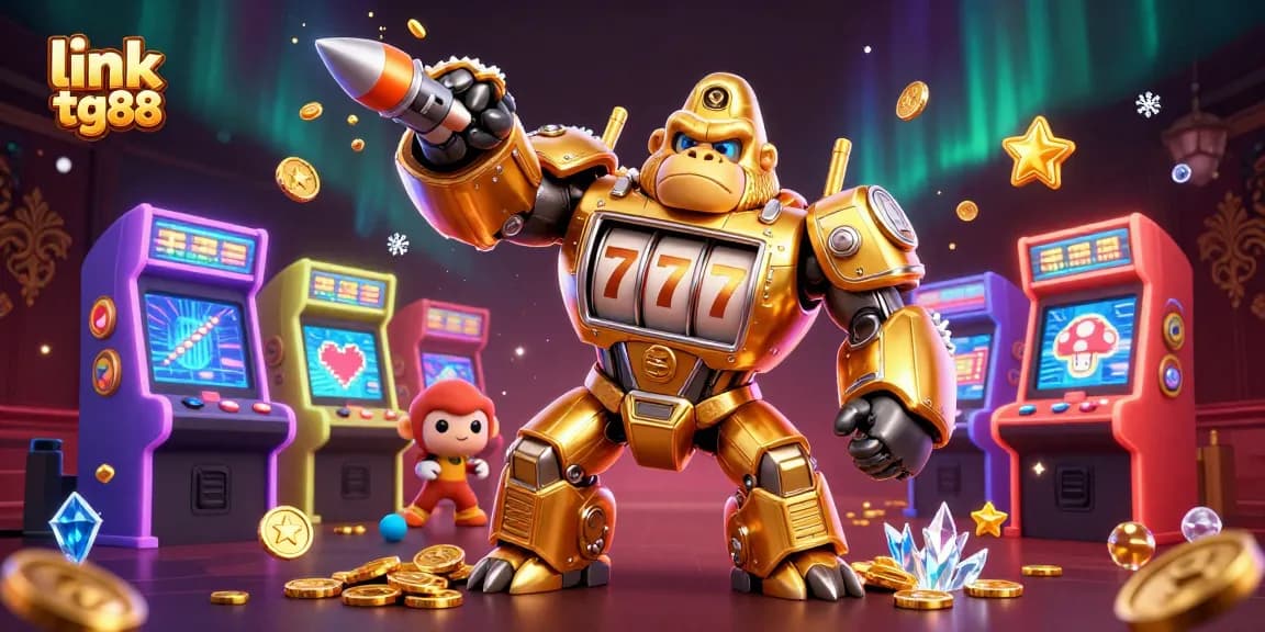 Experience the thrill of link tg88 with a dynamic casino-inspired scene of gaming action.