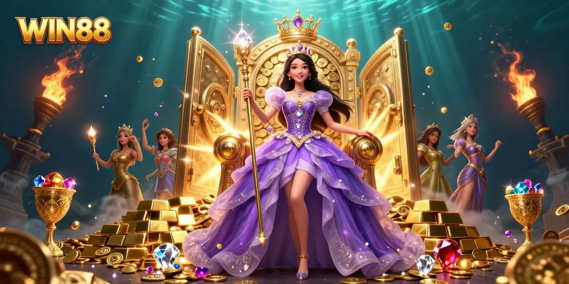 Experience excitement with WIN88 and uncover treasures in this vibrant casino scene.