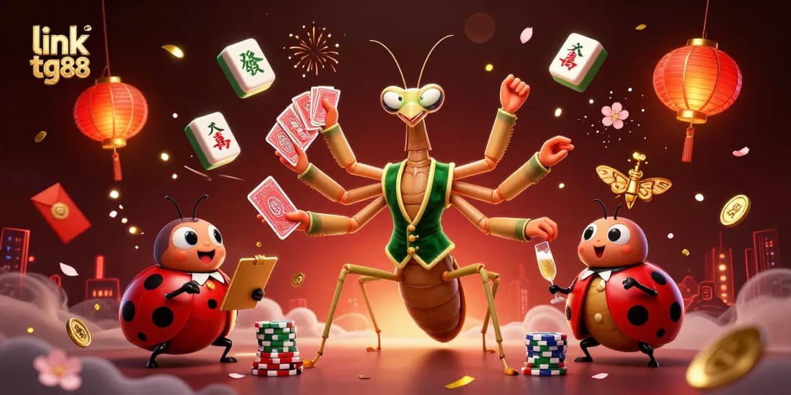 Play exciting casino games with link tg88, featuring vibrant characters and dynamic gambling elements.