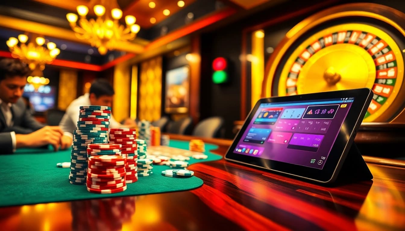 Experience a thrilling poker game with vibrant chips and the 789p online interface.