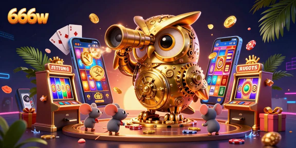 Experience thrilling games at 666w with detailed 3D casino elements and vibrant designs.