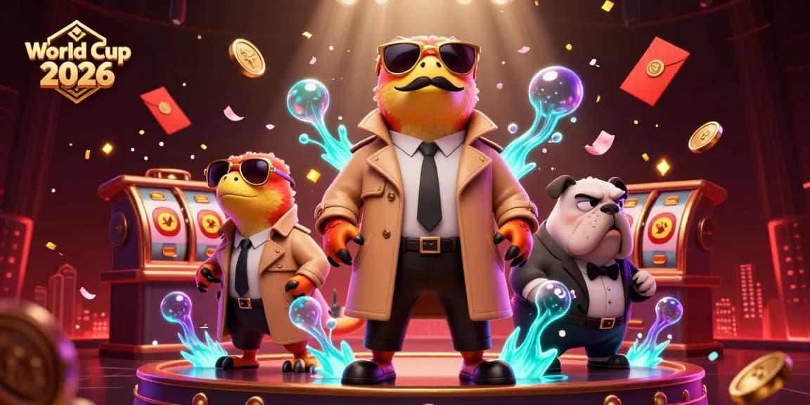 Experience the excitement of World Cup 2026 with three cartoon raptors sneakily entering a VIP casino lounge.