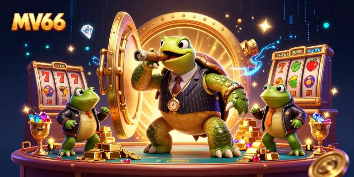 Engage in thrilling gameplay at MV66 casino with dynamic characters and rich treasure visuals.