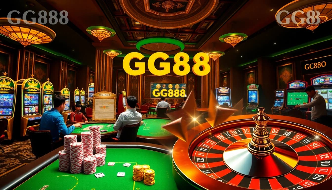 Experience the excitement of GG88 gaming with vibrant tables and high-stakes action.