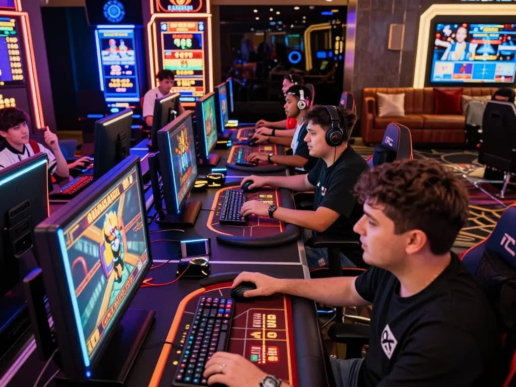 Engaging online gaming experience at https://sc88e.com/ with players immersed in vibrant casino games.