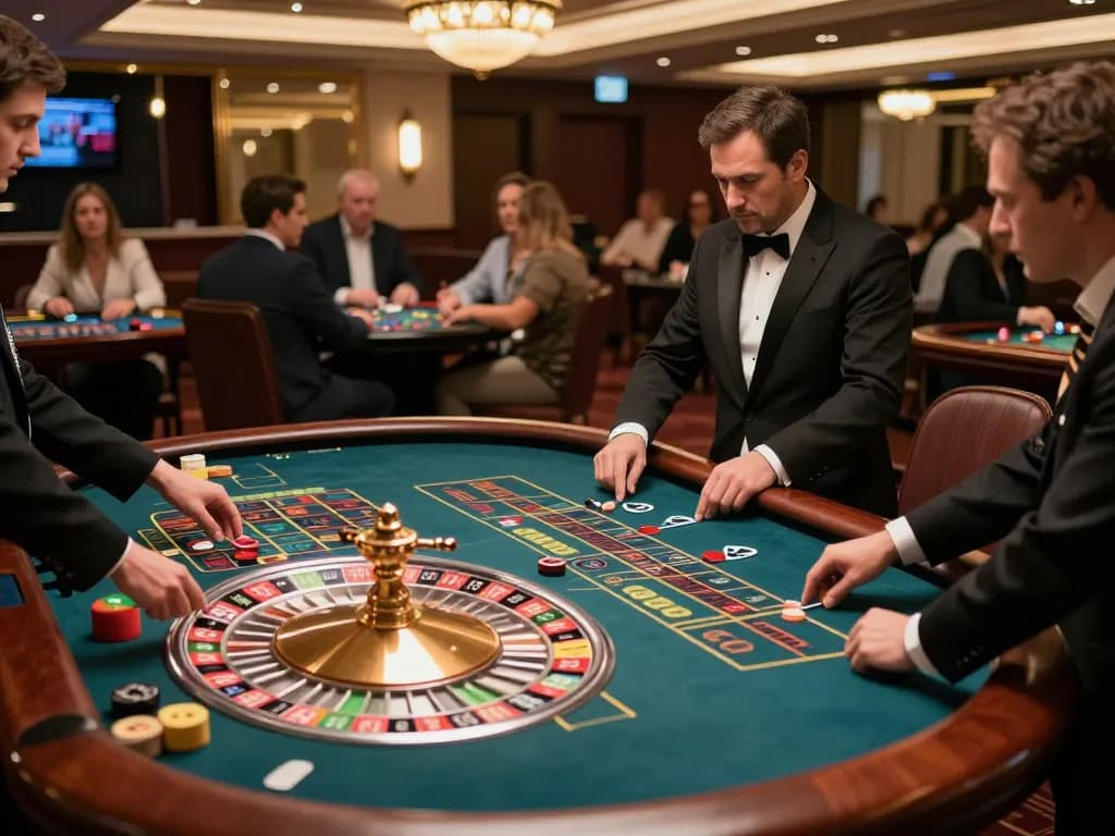 A player at KKWIN enjoys an immersive live roulette experience, enhancing their gambling strategy.
