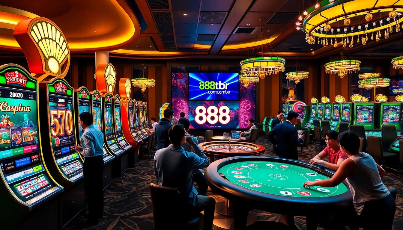 Experience the thrill of gambling at 888pgbr.com.br with modern slot machines and poker tables.