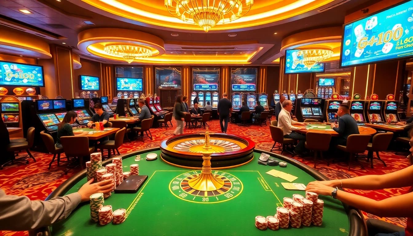 Engage in thrilling action at the cổng game Iwin, featuring lively tables and vibrant gameplay.