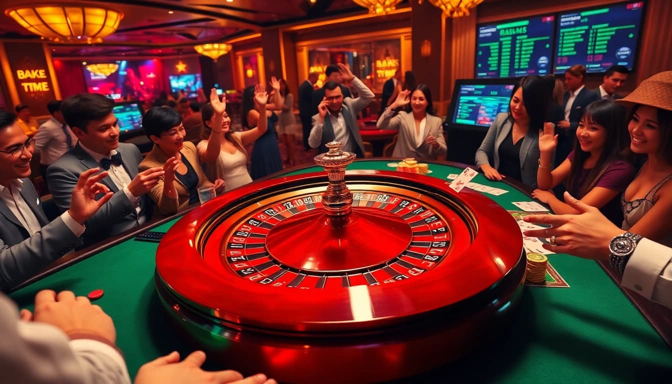 Experience the thrill of gambling at https://rr88.bar/ with enthusiasm at a roulette table.