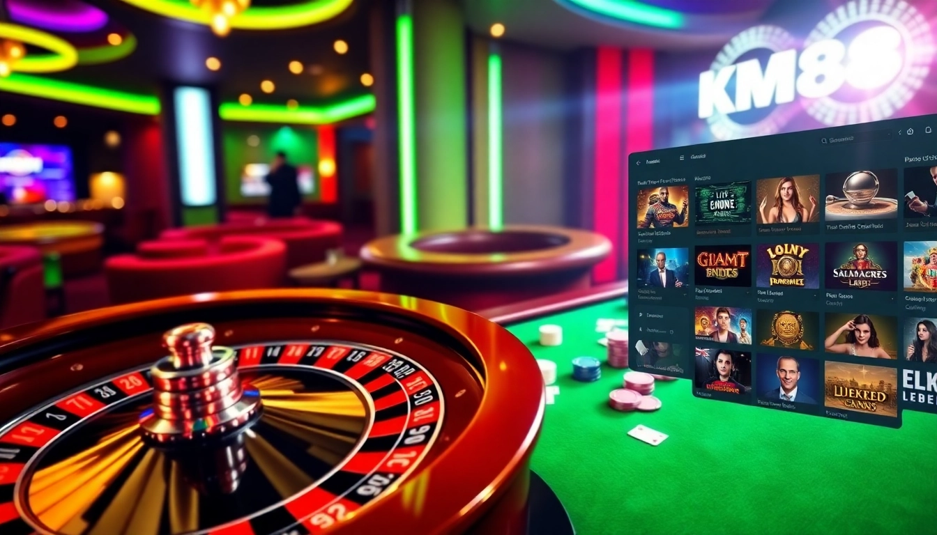 Experience the thrilling atmosphere of km88 online casino with vibrant games and action-packed gambling.