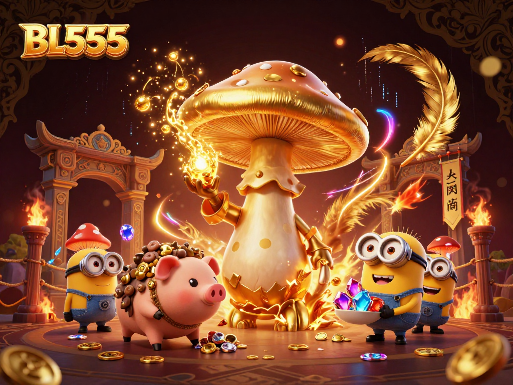 Experience the excitement of BL555's magical casino world filled with treasures and dynamic gaming elements.