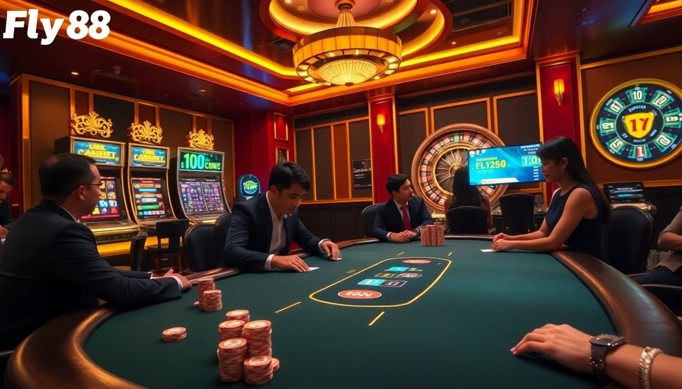 Experience thrilling gameplay at https://fly88.ae.org/ with luxurious poker action and vibrant slot machines.