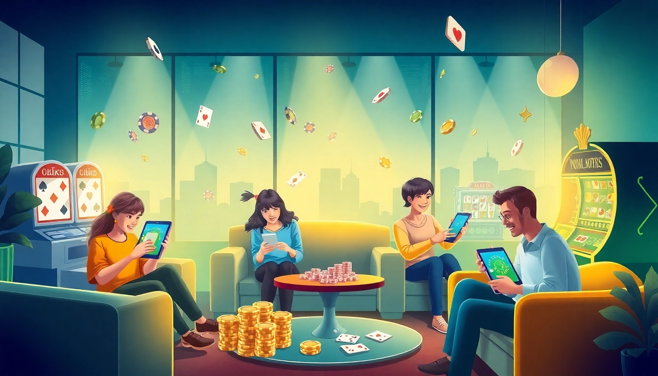 Engaging online gaming experience at Rikvip featuring diverse games like card games and slots.