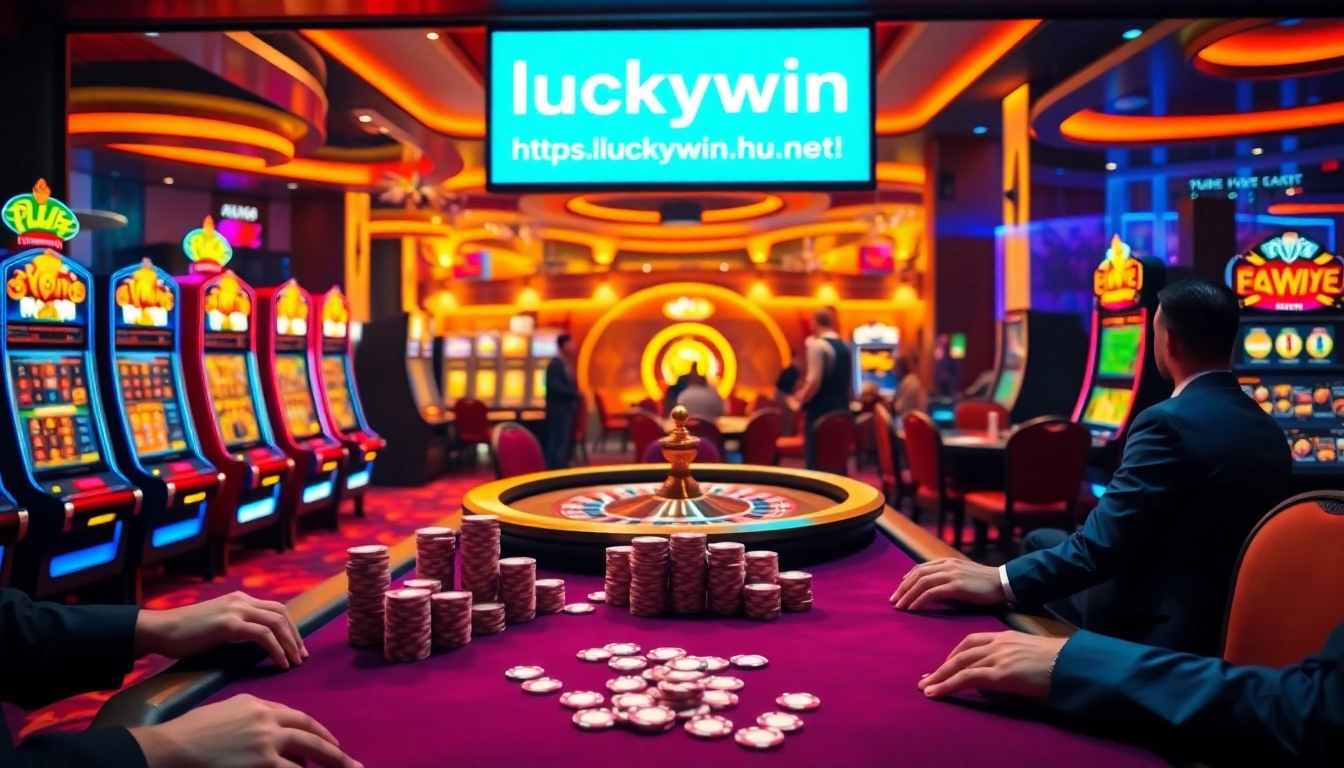Experience thrilling gaming at https://luckywin.hu.net/ with high-stakes poker, vibrant slots, and roulette excitement.