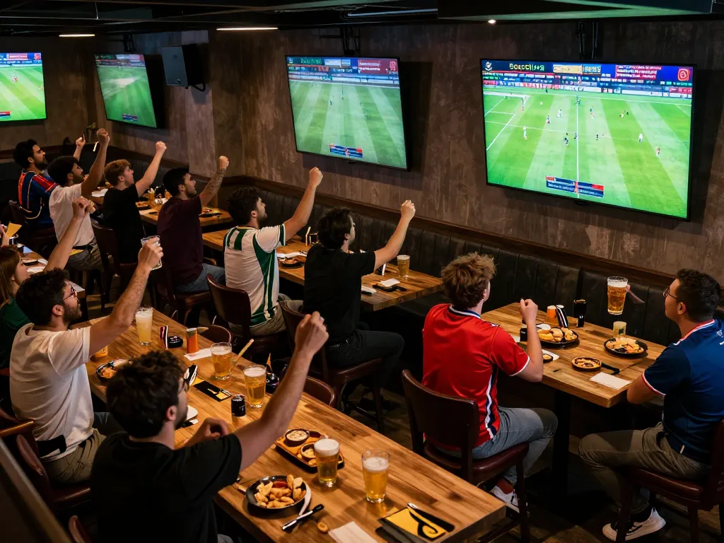 Socolive brings thrilling live soccer action to passionate fans in a lively sports bar environment.