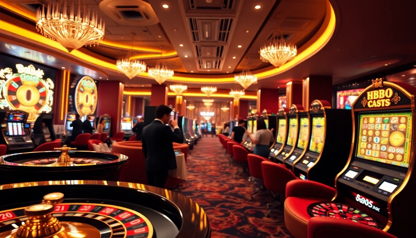 Experience the thrill of HB88 with dynamic casino elements like poker chips and roulette wheels.
